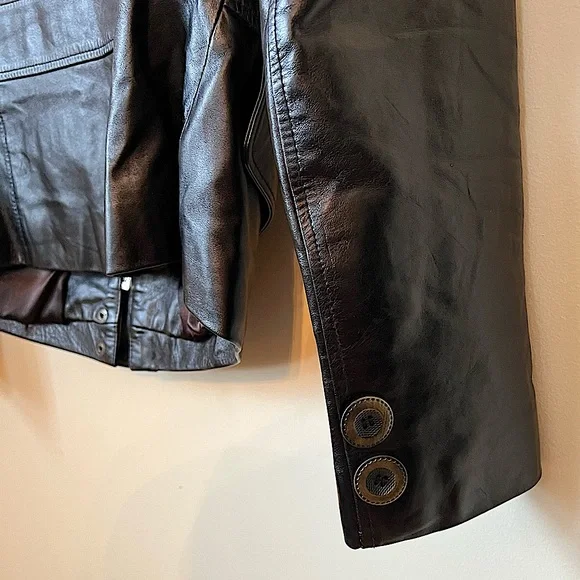 Italian Leather Jacket - Picture 3 of 16